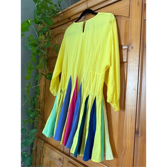 Athina Mini Rainbow Flowy Dress NWT Size Medium - Picture 6 of 13
